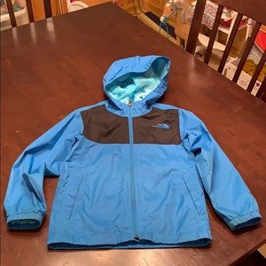 Boys sz 6 Northface wind/rain coat